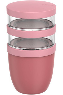 Mepal 113143 - Ellipse 3-częściowy izolowany pojemnik na lunch o pojemności 500 ml + 2 x 200 ml