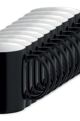 Förpackning med 10 GiftRetail MO9156 - SUBLIDARK Sublimerings mugg ändrar färg