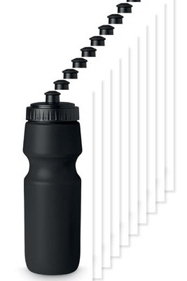 Pack of 10 GiftRetail MO8933 - SPOT SEVEN Eco-Friendly BPA free 700ml Leak-Proof Sport Bottle