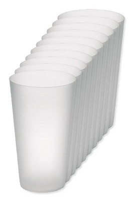 Pack mit 10 GiftRetail MO9907 - FESTA LARGE Herbruikbare event beker 500ml