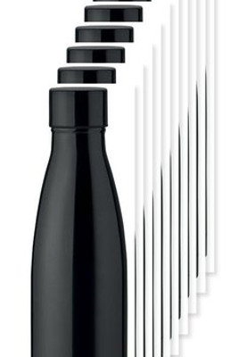 Pack of 10 GiftRetail MO9812 - BELO BOTTLE 500ml Copper Insulated Stainless Steel