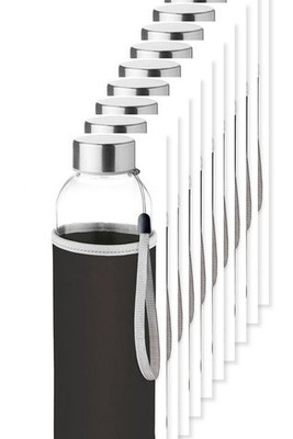 Pachet de 100 GiftRetail MO9358 - Sticla UTAH GLASS Eco-Friendly 500ml cu husă din neopren