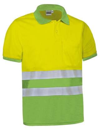Valento POVADEL - Hi-Vis S/S Polo Shirt DELAWARE