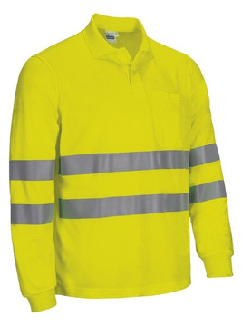 Valento POVABUC - Hi-Vis L/S Polo BUCKLAND