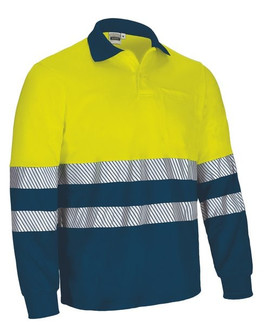 Valento POVAALB - Hi-Vis L/S Polo ALBURY