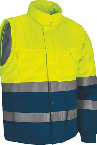 Valento CQVASEQ - Hi-Vis Detachable Jacket  SEQUOIA