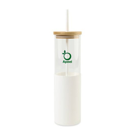 Aviana 101543 - ™ Journey Glass Tumbler with Straw - 20 Oz