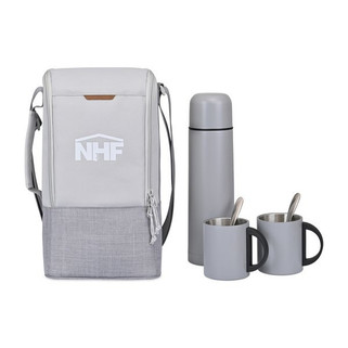 GiftRetail 101786 - Bolsa de transporte para café para llevar de rPET reciclado con aislamiento Parkview