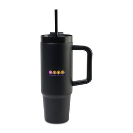 GiftRetail 101942 - Adrian Travel Tumbler with Straw - 30 Oz.