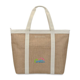 KEEPCOOL 102113 - Nairobi Jute Shopper Cooler