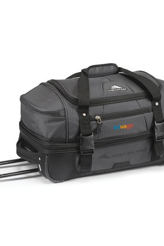High Sierra 102316 - Fairlead 22" Drop Bottom Wheeled Duffel