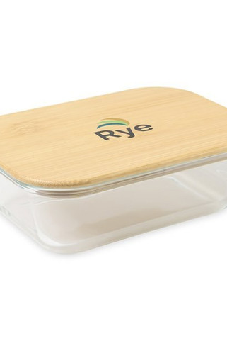 Gemline 102335 - 2 Cup Bamboo Storage Container