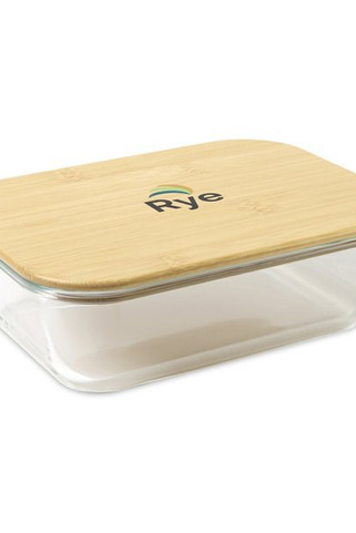 Gemline 102336 - 4 Cup Bamboo Storage Container