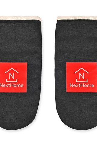 La Cuisine 102349 - Recycled Cotton Oven Mitt Set - AWARE™