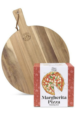 Gourmet Expressions 102376 - FarmSteady Margherita Pizza DIY & Board Gift Set