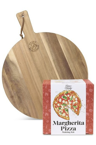 Gourmet Expressions 102376 - FarmSteady Margherita Pizza DIY & Board Gift Set