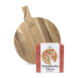 Gourmet Expressions 102376 - FarmSteady Kit de regalo para pizza Margherita DIY y tabla