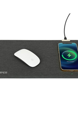 Gemline 102461 - Eden Recycled Polyester Wireless Charging Mouse Pad