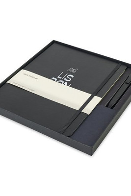 Moleskine 102554 - X-Large Notebook and GO Pen Gift Set
