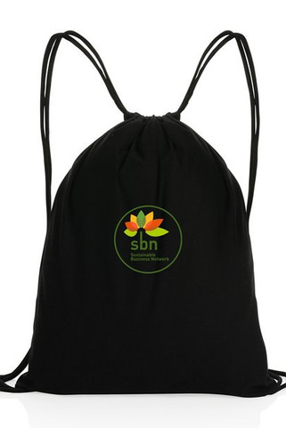 XD Connects 102627 - Cinchpack de algodón reciclado Impact AWARE™ 145g