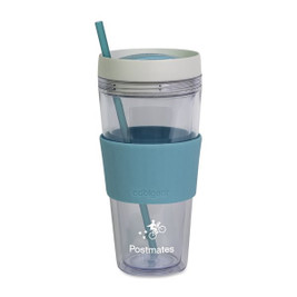 Cool Gear 102682 - Callisto Chiller Clear Straw Bottle - 24 Oz.