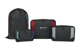 American Tourister 102702 - Juego de 4 cubos de embalaje Zoom Turbo reciclado rPET