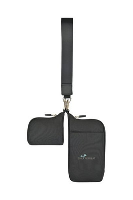 Gemline 102781 - Well Studio Recycled Nylon Dual Pouch Lanyard - AWARE™