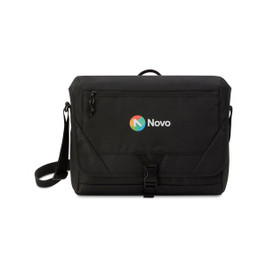 Gemline 102786 - Peak Bolso mensajero para portátil de rPET reciclado