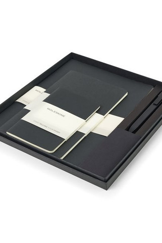 Moleskine 102942 - Assorted Cahier and GO Pen Gift Set