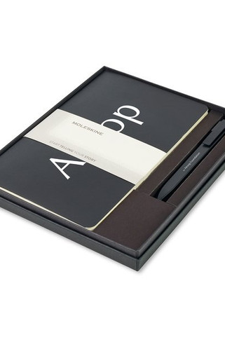 Moleskine 102943 - Large Volant and GO Pen Gift Set