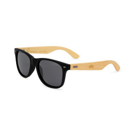 GiftRetail 103036 - CapeShades Recycled Bamboo Sunglasses Black Frame