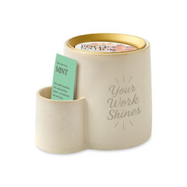 Modern Sprout 103085 - Vela + Maceta Ember Earth