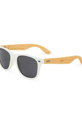Gemline 103126 - CapeShades Recycled Bamboo Sunglasses White Frame