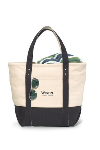 Gemline P1211 - Seaside Zippered Cotton Tote