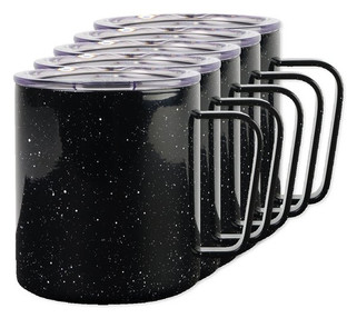 Pack de 5 MiiR 100273 - Taza de campamento con aislamiento al vacío - 12 oz.