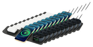 Pack de 100 GiftRetail 102455 - Cargador Inalámbrico Plegable Compacto Newton