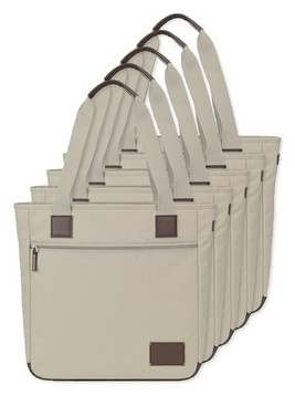 Pack of 5 Heritage Supply 102467 - Co. Legacy Recycled rPET Tote