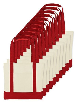 Pack de 10 GiftRetail 102546 - Gran bolsa de lona