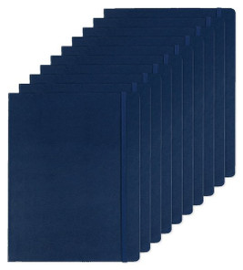 Pack of 10 Moleskine P40500 - Hard Cover Ruled X-Large Notebook