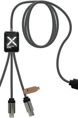 SCX.design 2PX213 - C33 60W Type-C charging cable with dual light-up logo