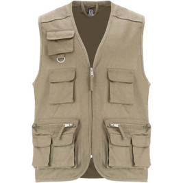 Roly WRK R9111 - Venera 200 g/m2 v-neck multi-pocket workwear vest