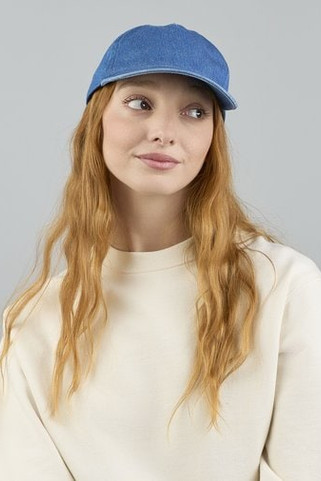 ATLANTIS AT320 - 5-panelowa dżinsowa czapka z daszkiem typu dad hat
