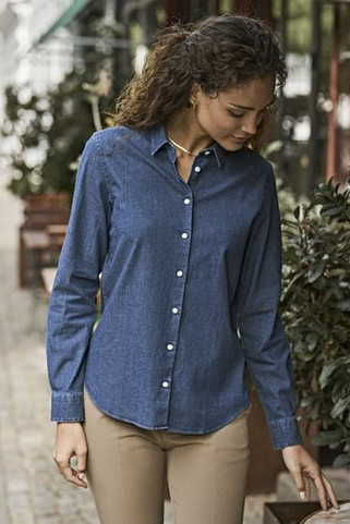 TEE JAYS TJ4005 - Damska koszula jeansowa