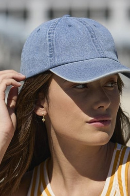 BEECHFIELD BF105 - 6-panel petten van denimkatoen