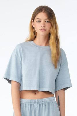 BELLA+CANVAS BE6882GD - Washed-out cropped t-shirt