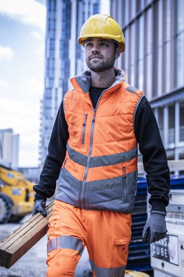 REGATTA RGB202 - Gewatteerde bodywarmer met verhoogde zichtbaarheid