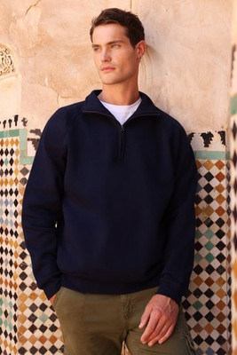 FRUIT OF THE LOOM SC2288 - Zipped collar sweatshirt