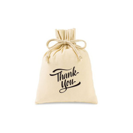 Gemline 100342 - Bolsa de regalo con cordón de lona - Mediana