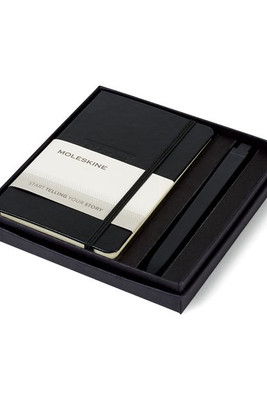Moleskine 100475 - Pocket Notebook and GO Pen Gift Set