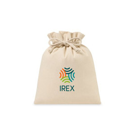 Gourmet Expressions 100534 - Canvas Drawstring Gift Bag - Large